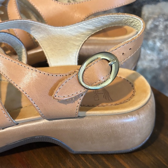 DANSKO size 37 Lolita Sandals in Honey NWOT - Picture 5 of 6